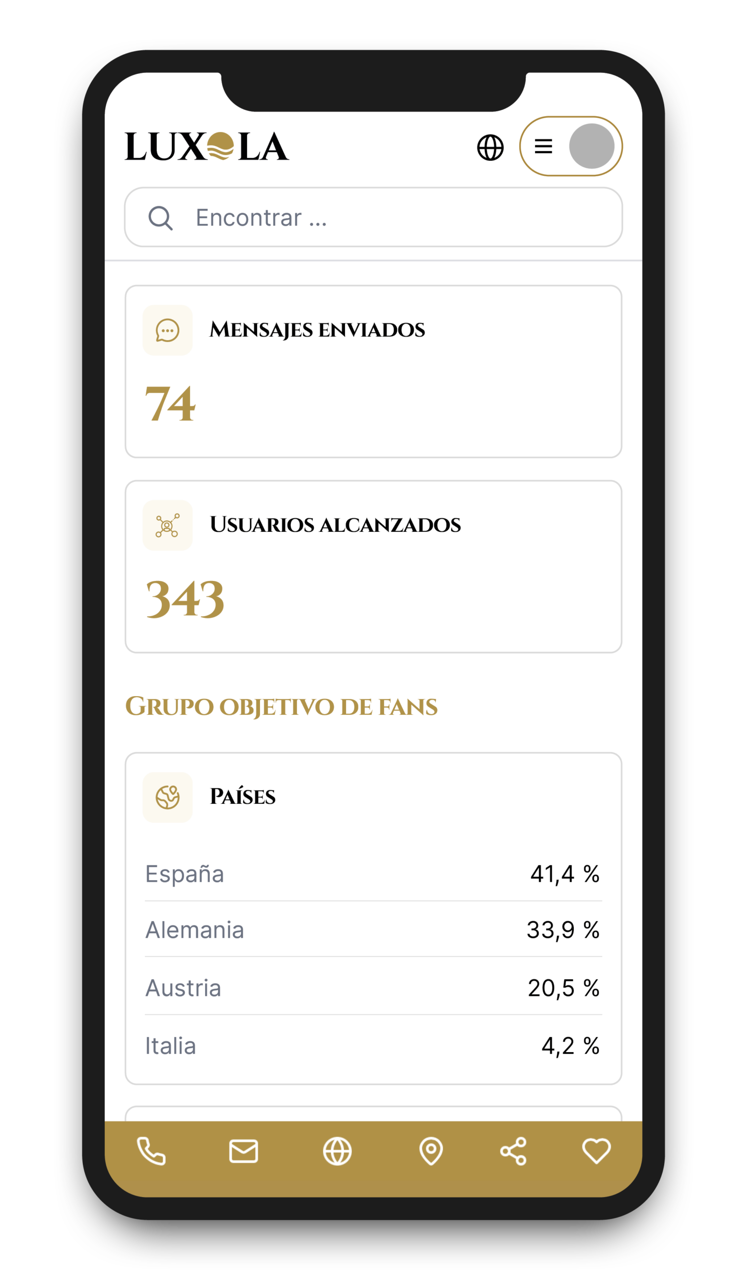 Mockups Screens Luxola Gastro ES5